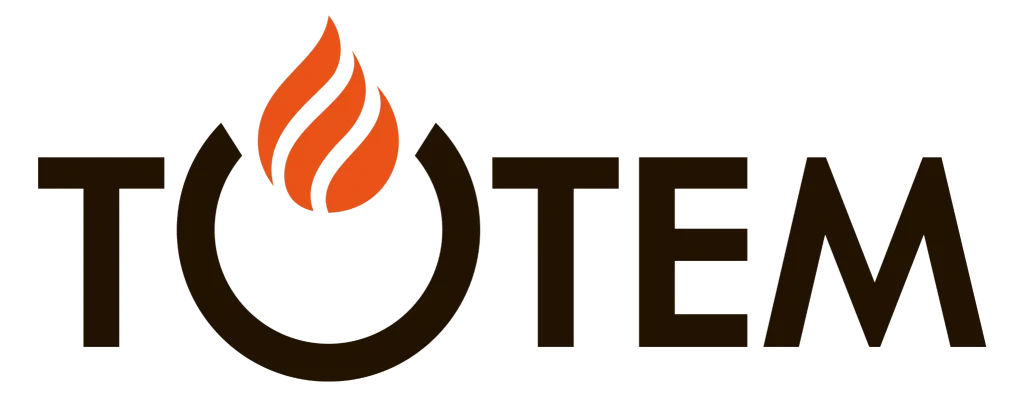 Logo de Totem, marque vendue par l'entreprise quali flammes, entreprise de poêles et cheminées à Vallet