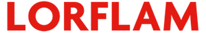 Logo de Lorflam, marque vendue par l'entreprise quali flammes, entreprise de poêles et cheminées à Vallet