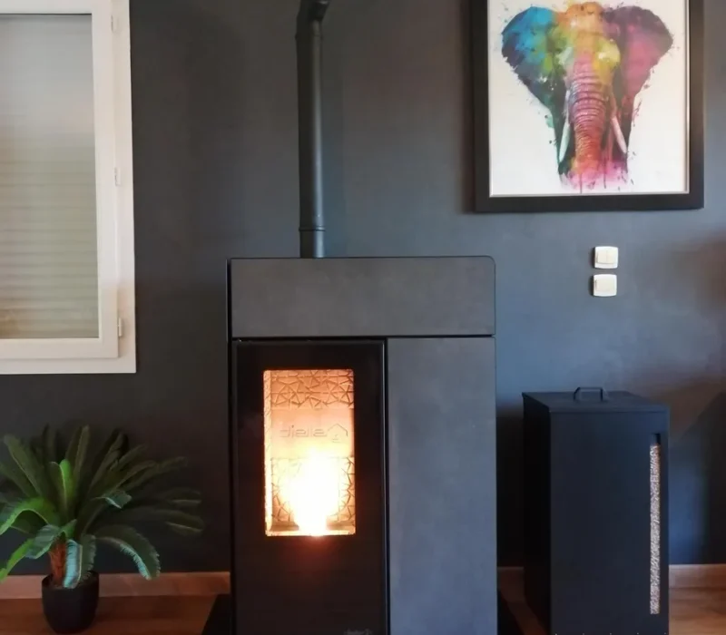 Marque de poêle et cheminée Dielle vendu par l'entreprise quali-flammes, entreprise de cheminée et poêles à Vallet