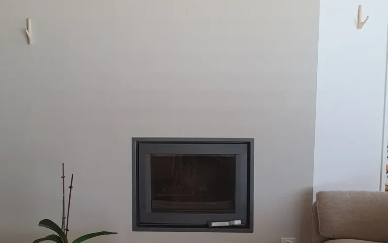 Réalisation d'insert par l'entreprise quali-flammes, entreprise de cheminée et poêles à Vallet