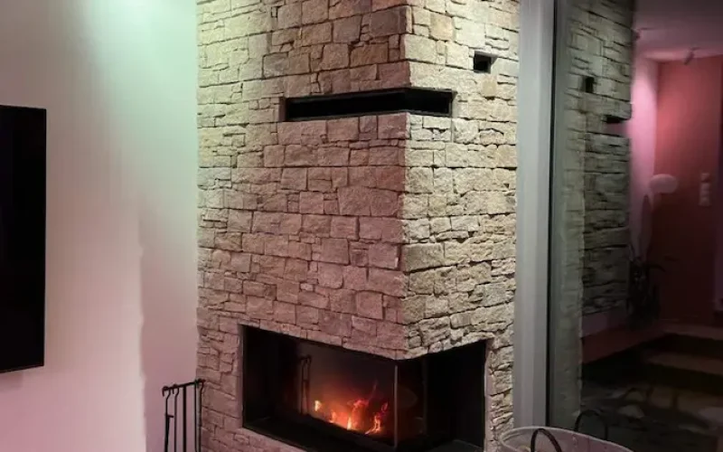 Réalisation de poêle par l'entreprise quali-flammes, entreprise de cheminée et poêles à Vallet